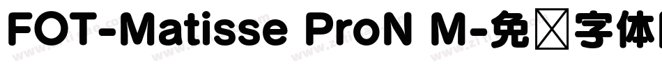 FOT-Matisse ProN M字体转换